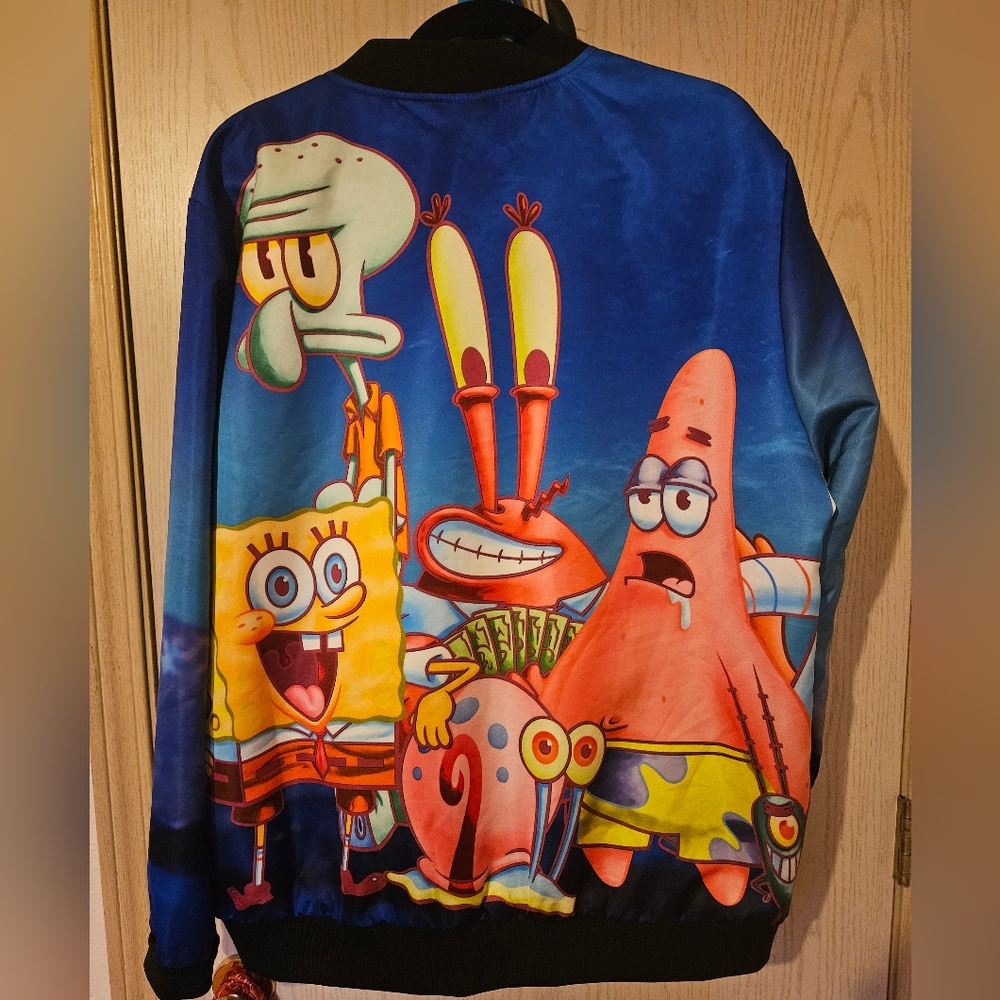 SpongeBob SquarePants Satin Bomber unisex 2xl